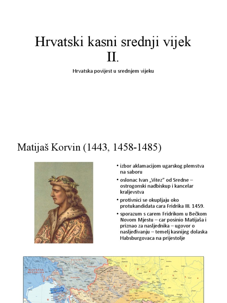 Hrvatski Kasni Srednji Vijek II | PDF
