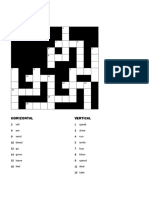 Irregular Verbs - Puzzle