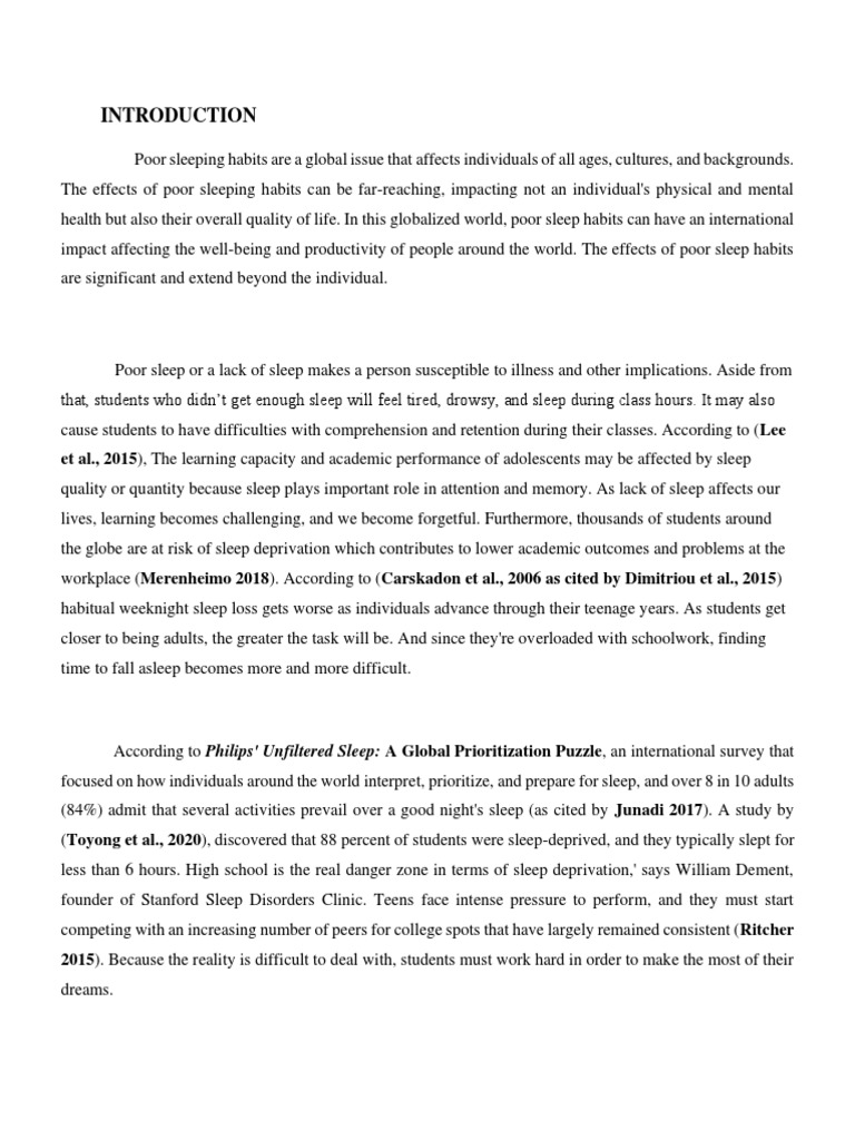 Impact of Sleep Deprivation on Students | PDF | Sleep Deprivation | Sleep