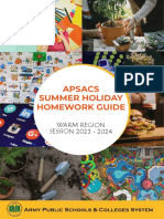 APSACS Summer Holiday Homework Guide Warm Region 2023 24 Dated 02 June 2023 - Compressed