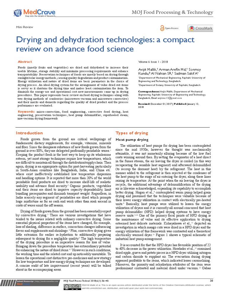 Drying of Foods 2 PDF Clothes Dryer Freeze Drying
