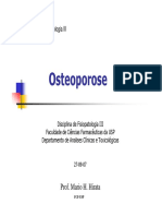 Fisiopatologia - Osteoporose