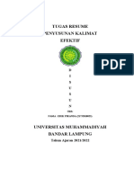 TUGAS RESUME Penulisan Kalimat Efektif