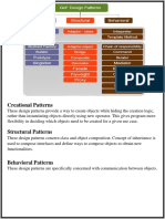 Summery of Patterns