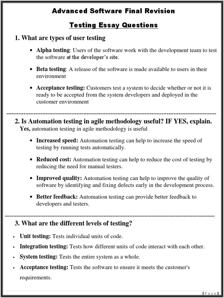 Advanced Software Testing Overview | PDF | Software Testing | Computing