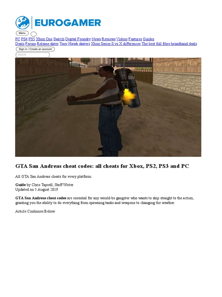 San andreas 2024 xbox one x