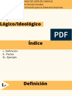 Esquema LógicoIdeológico