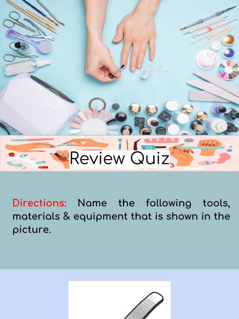 MAINTAINING TOOLS AND EQUIPMENT (NAIL CARE SERVICES) PDF