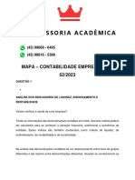 Mapa - Contabilidade Empresarial - 52 2023