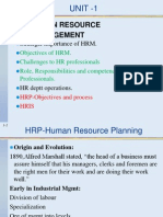 Unit - 1: Human Resource Management
