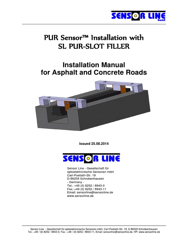 PUR Installation Manual PUR-Slot-Filler v1 10 | PDF | Drill | Equipment