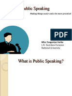 Public Speaking