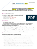 Opthalmology Cases