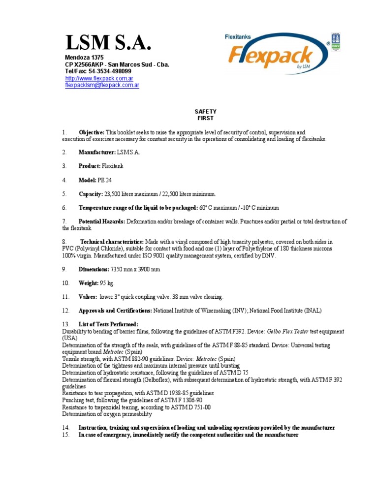 Technical Data LSM (Lecithin) PDF