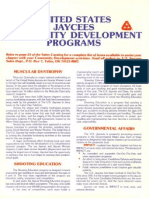 United States Jaycees Community Development Programs