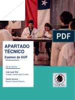 Apartado Técnico Examen de GUP León TKD