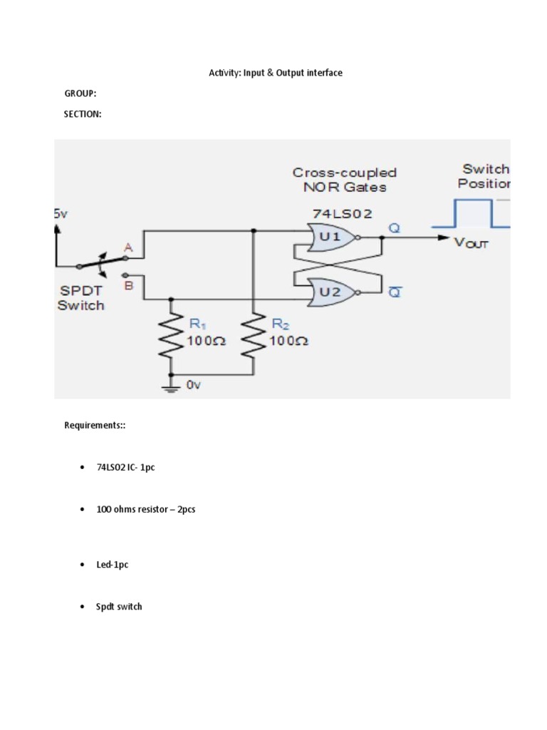 Activity - Input and Output Interfacing Technique | PDF