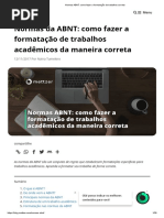 Normas ABNT 2025 para TCC e Monografias | PDF | Citação | Publicações ...