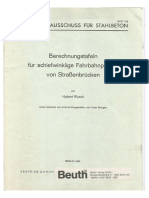 Hubert Rusch - Tabelas de Cálculo para Lajes Esconsas - Berechnungstafeln Für Schiefwinklige Fahrbahnplatten Von Straßenbrücken