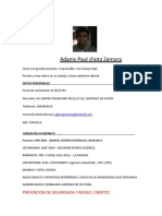 Adams Paul Chota CV Zona Norte - Zona Sur