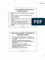 Reynolds Equation Derivation