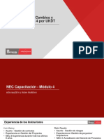 NEC3 Change Management - Module 4 by UKDT - Spanish Translation (Dec 2020)