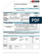 Sesion de Aprendizaje de Potenciacion y Radicacion