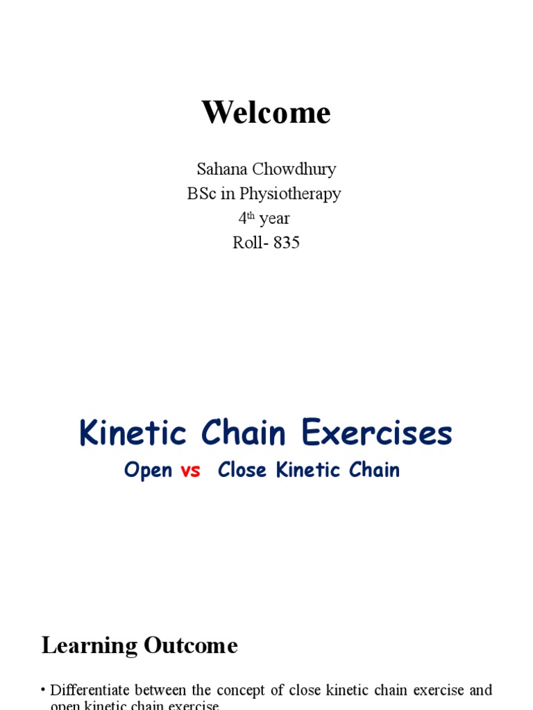 Chain Exercises PDF