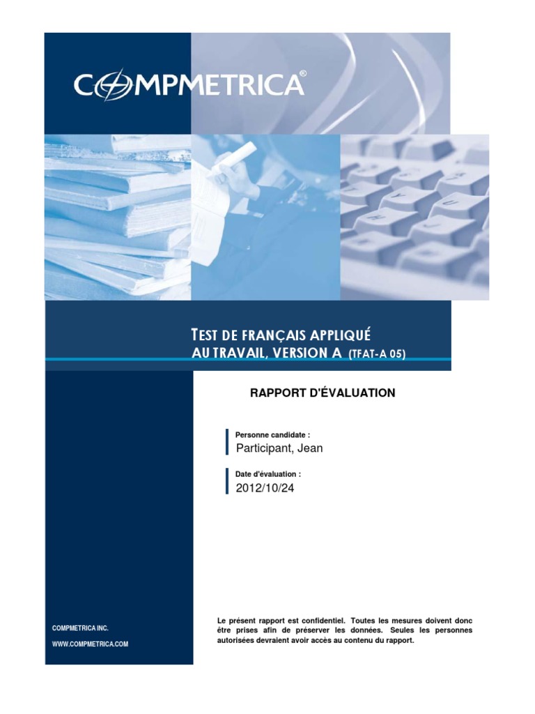 Exemple Rapport - TFAT | PDF