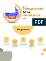 El Procedimiento de Una Importación