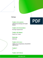 Análisis de Caso Capacitación y Desarrollo Del Capital Humano