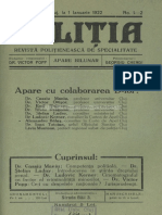 Ziarul Poliția 1924