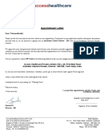 Appointment Letter T.Kumundhvathi