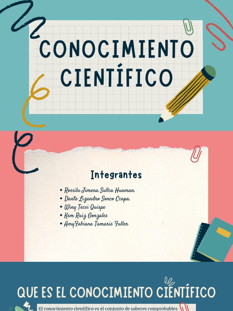 Conocimiento Científico PDF