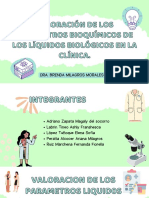 Valoración de Los Parámetros Bioquímicos de Los Líquidos Biológicos en La Clínica.