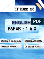 English Paper 1 and 2 2022-23