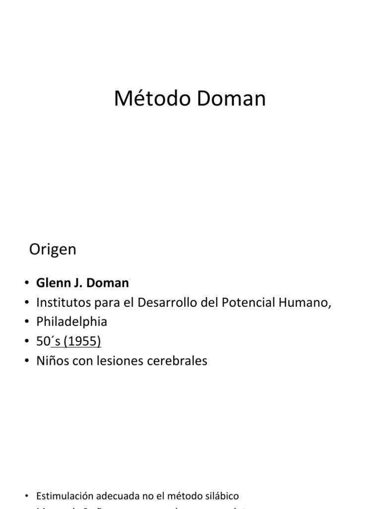 Método Doman | PDF