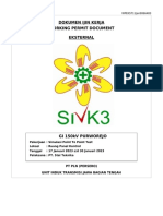 Dokumen Ijin Kerja Working Permit Document Eksternal: PT PLN (Persero) Unit Induk Transmisi Jawa Bagian Tengah