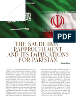 Discourse 2023 03 08 The Saudi Iran Rapprochement and Its Implications For Pakistan