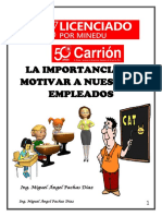 La Importancia de Motivar A Nuestros Empleados