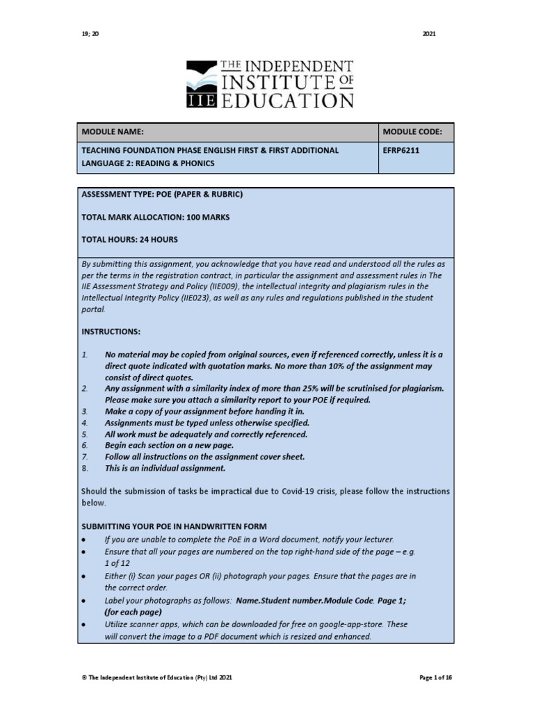 POE english | PDF