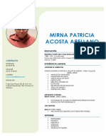 CV Mirna Patricia Acosta Arellano