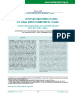 Complicaciones Post Operatoris de Retenidas