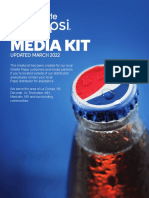 Gillette Pepsi Cola Media Kit