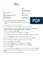 Exercicios de Linux Revisao Geral