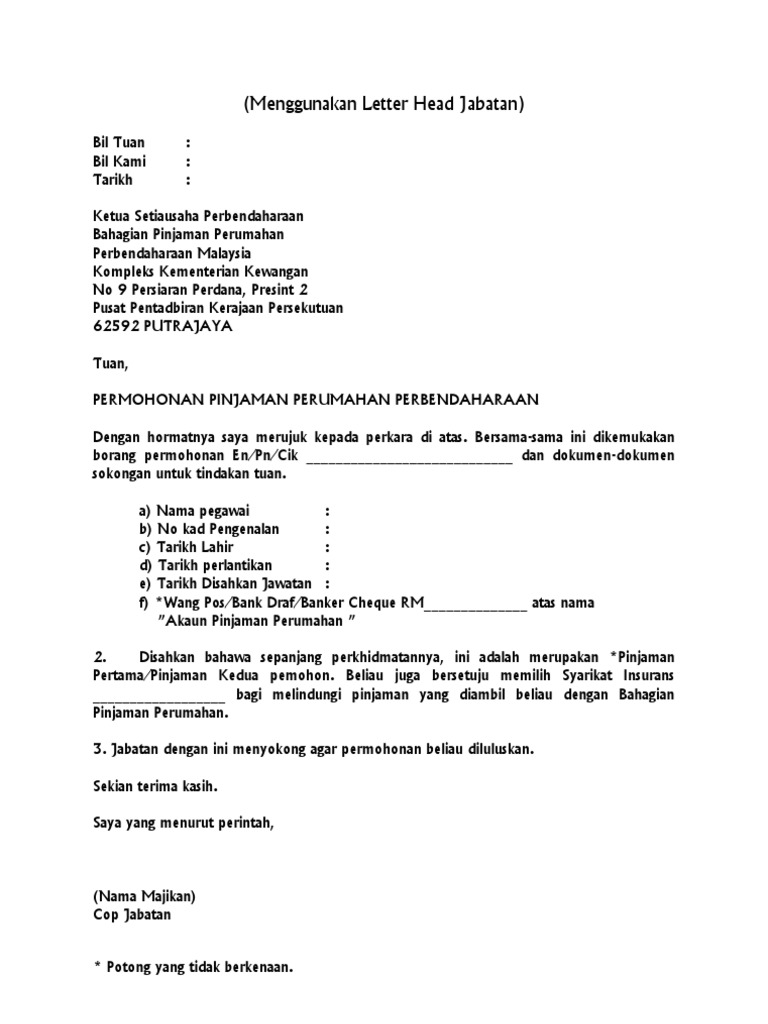 Surat Iringan Ketua Jabatan  PDF