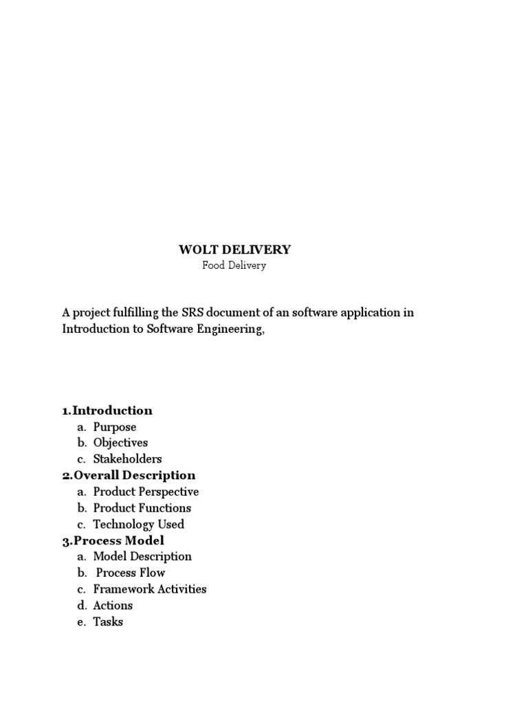 Software Engineering Project | PDF