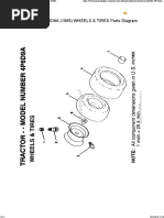 Electrolux 4P6D9A (1995) Parts Diagram For WHEELS & TIRES