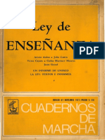 Ley de Enseñanza - Cuadernos de Marcha