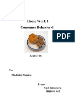 Home Work 1 Consumer Behavior-1 Factors That Influence Biscuit Purchases